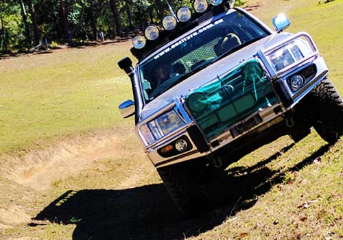 4WD Driver Training side slope